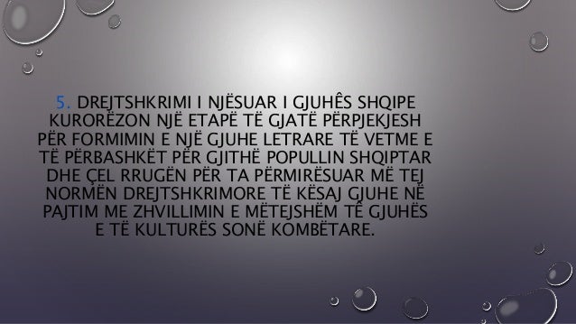 drejtshkrimi i gjuhes shqipe
